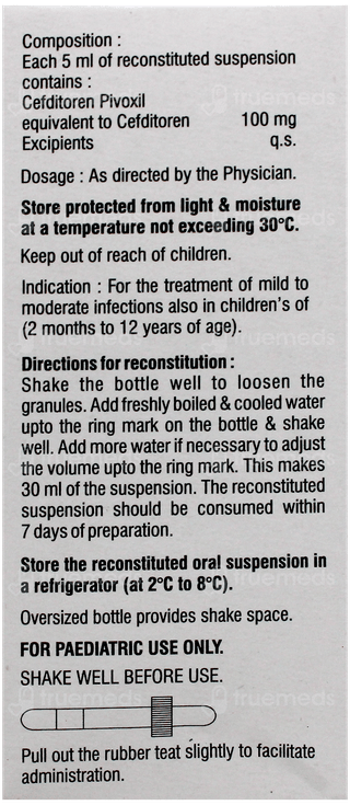 Zostum O 100 Dry Suspension 30Ml